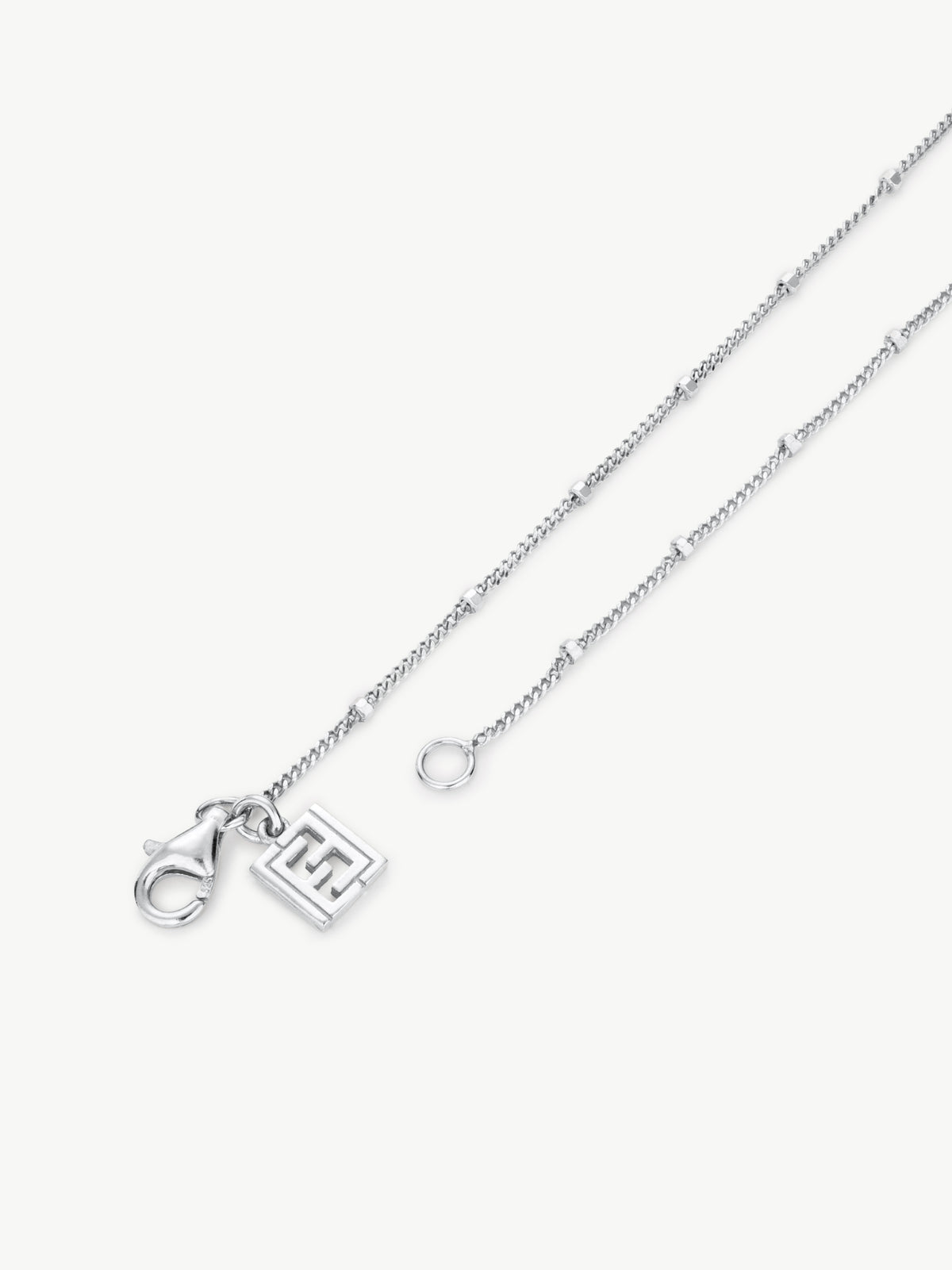 Satellite Chain clasp end in silver