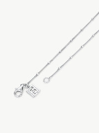 Satellite Chain clasp end in silver
