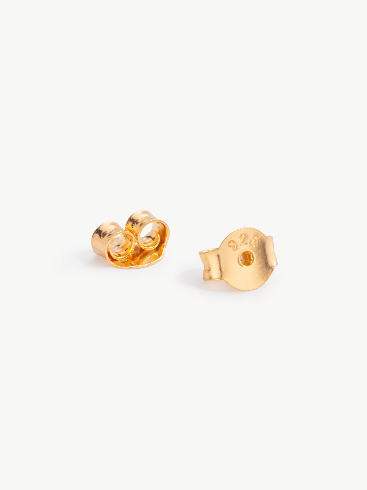 butterfly backs in gold