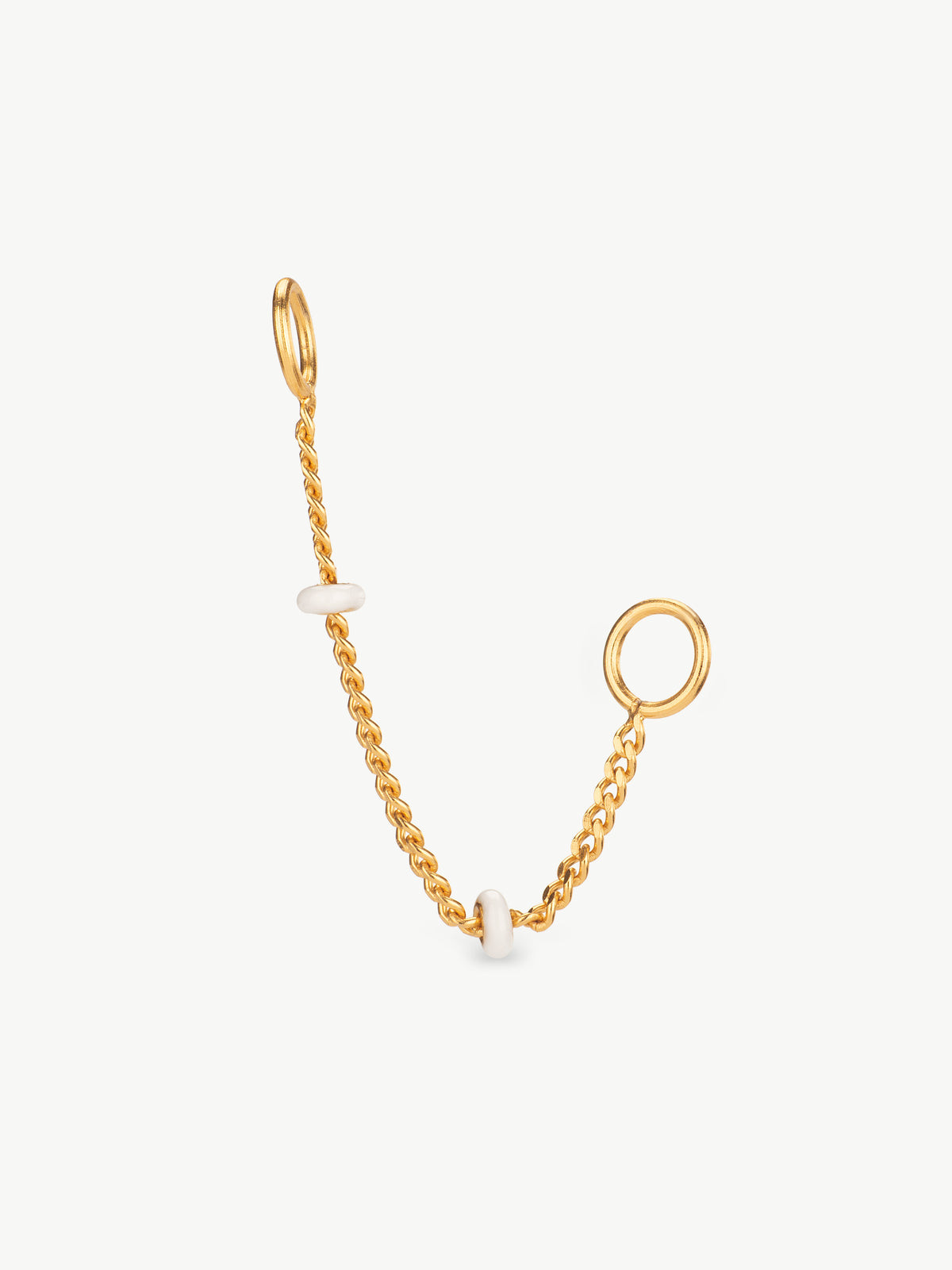 Enamel Chain Fusion in gold