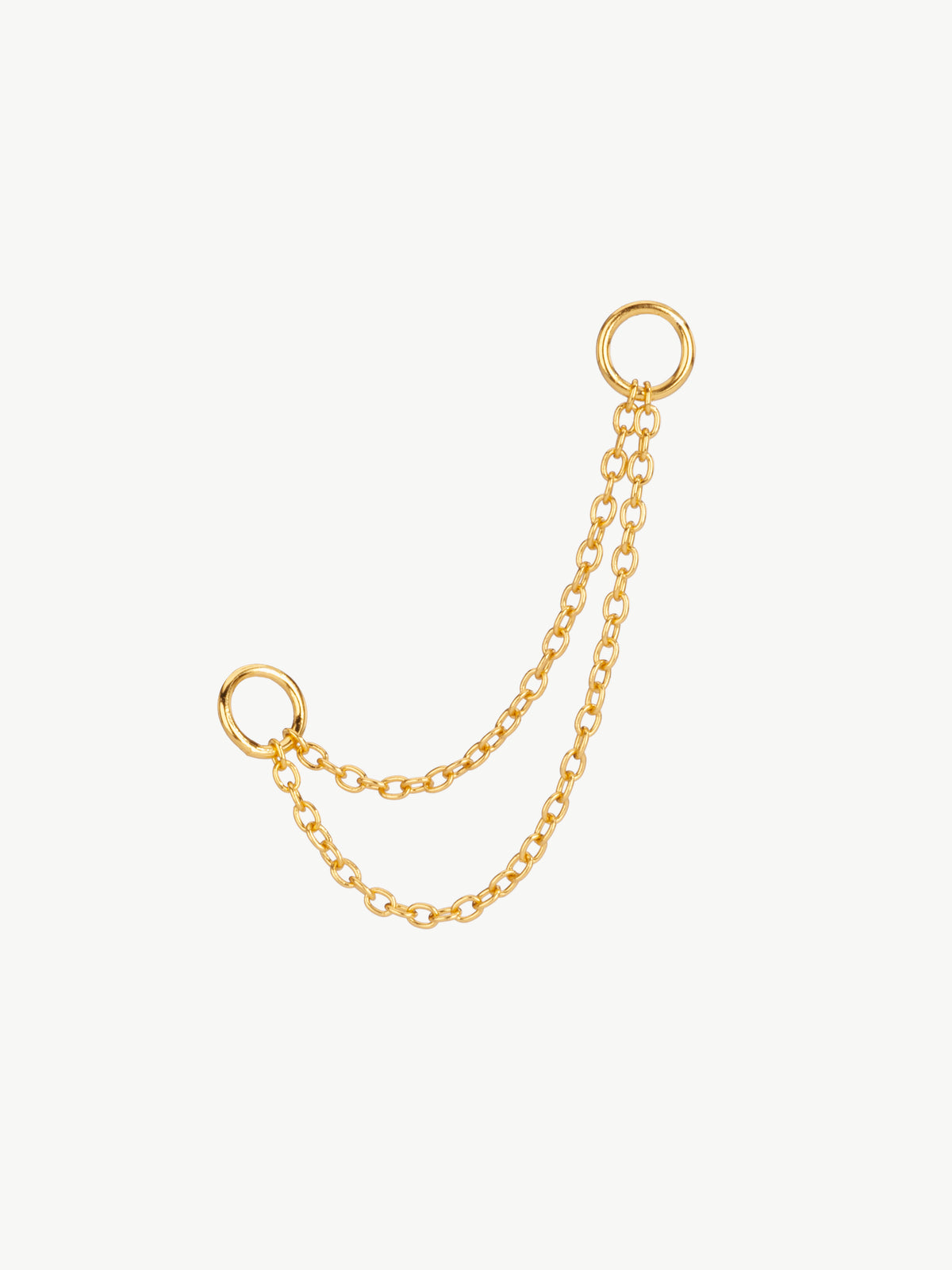 Double Chain fusion in gold vermeil