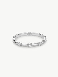 Grace ring in sterling silver with Lab-grown diamonds from 'ERA Jewellery