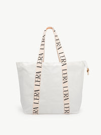 L'ERA Cream Canvas tote bag