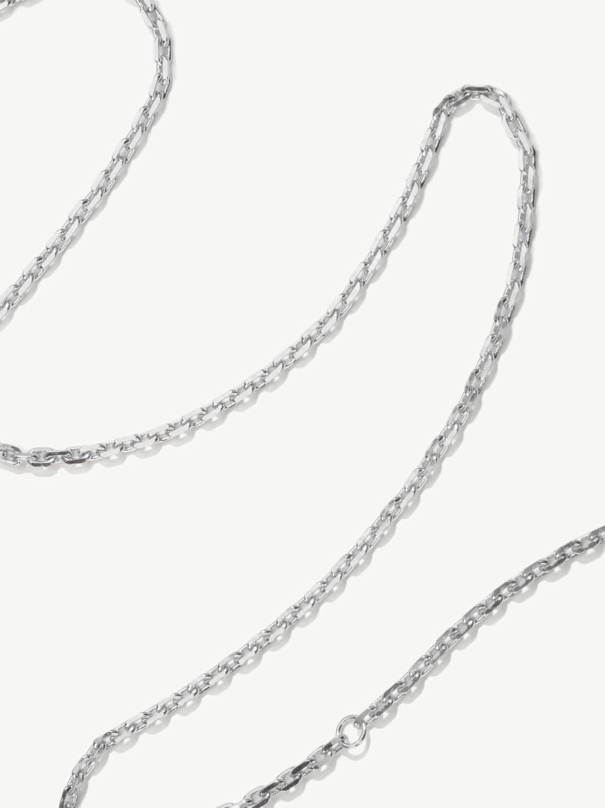 L'ERA link chain in sterling silver