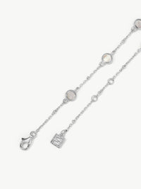mother of pearl Fontana bracelet in silver