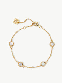 mother of pearl Fontana bracelet in gold