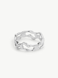 Intricato ring in sterling silver