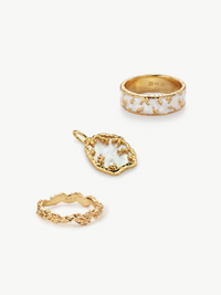 Italian Garden Nature Set - Gold Vermeil