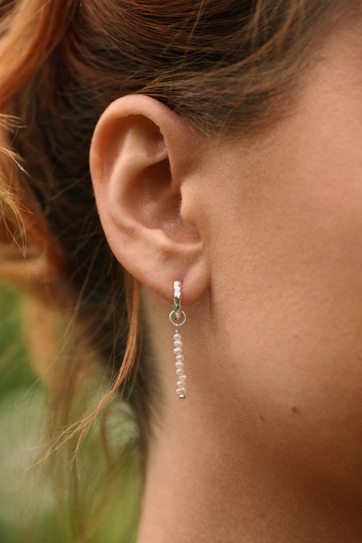 Waterfall Freshwater Pearl Earring Charm
