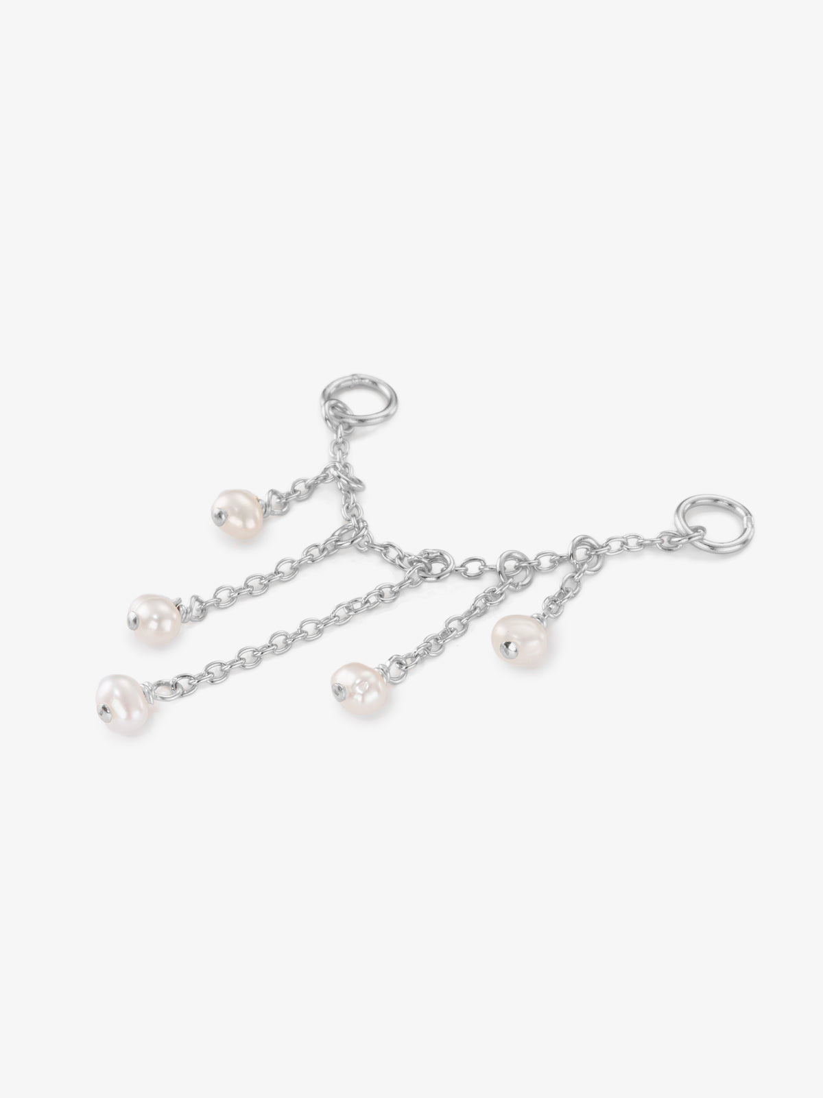 Unique Freshwater pearl earring fusion Sterling Silver