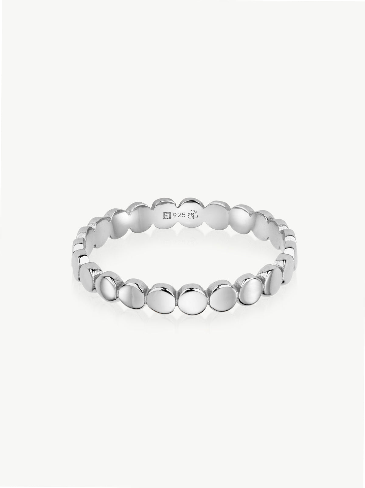 sterling silver circles ring