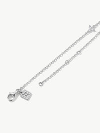 Sterling silver lab grown diamond trinity bracelet