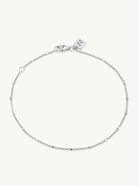 Satellite Anklet in sterling silver