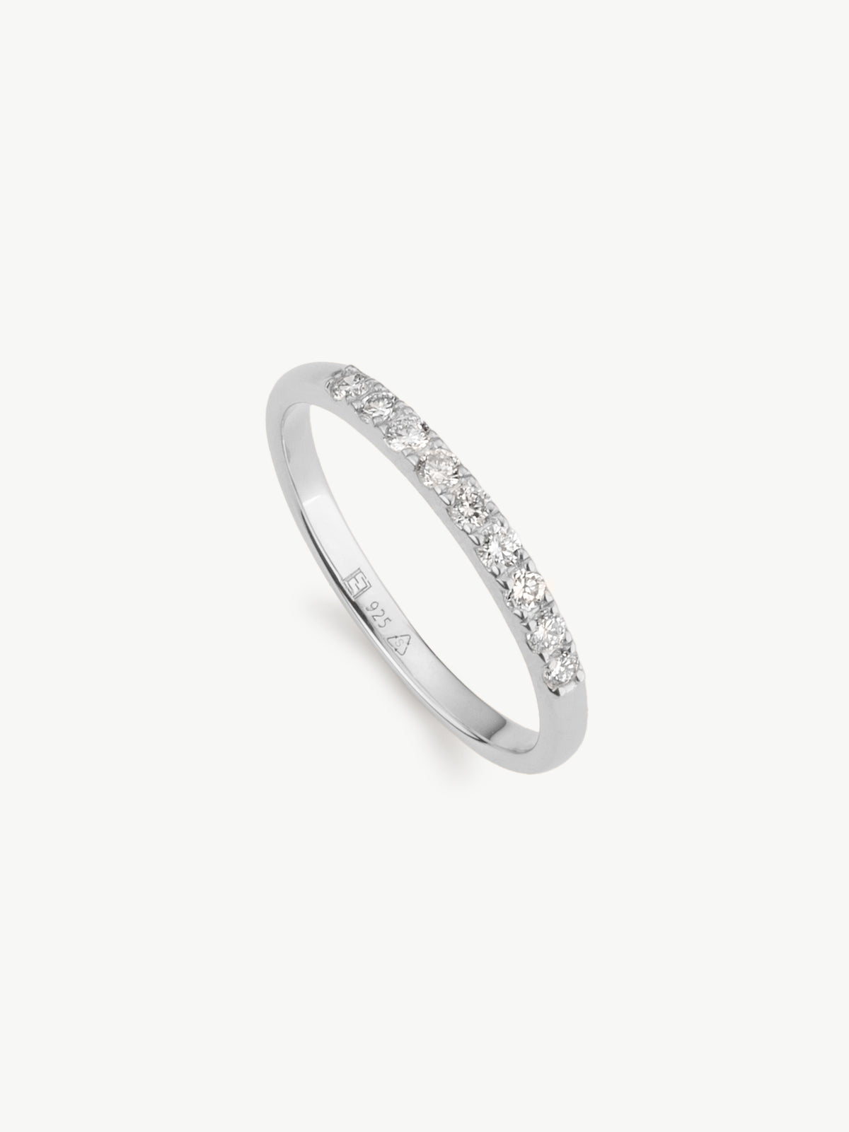 Sterling silver eternity ring