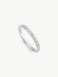 Sterling silver eternity ring