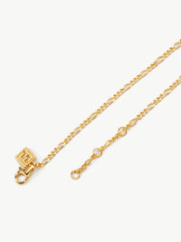 Figaro Bracelet in gold vermeil