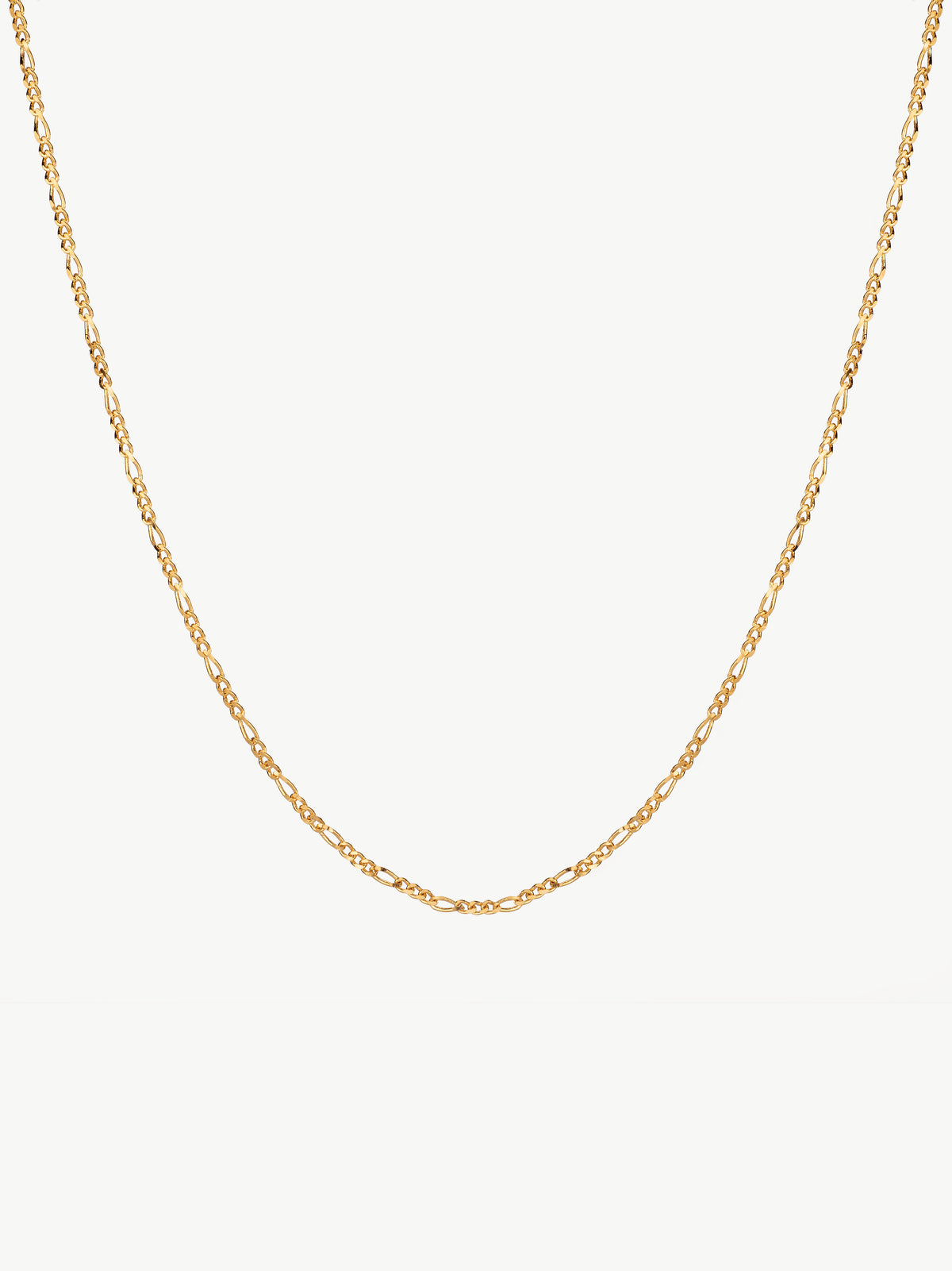 Figaro chain in gold vermeil