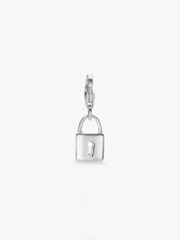 silver lock charm