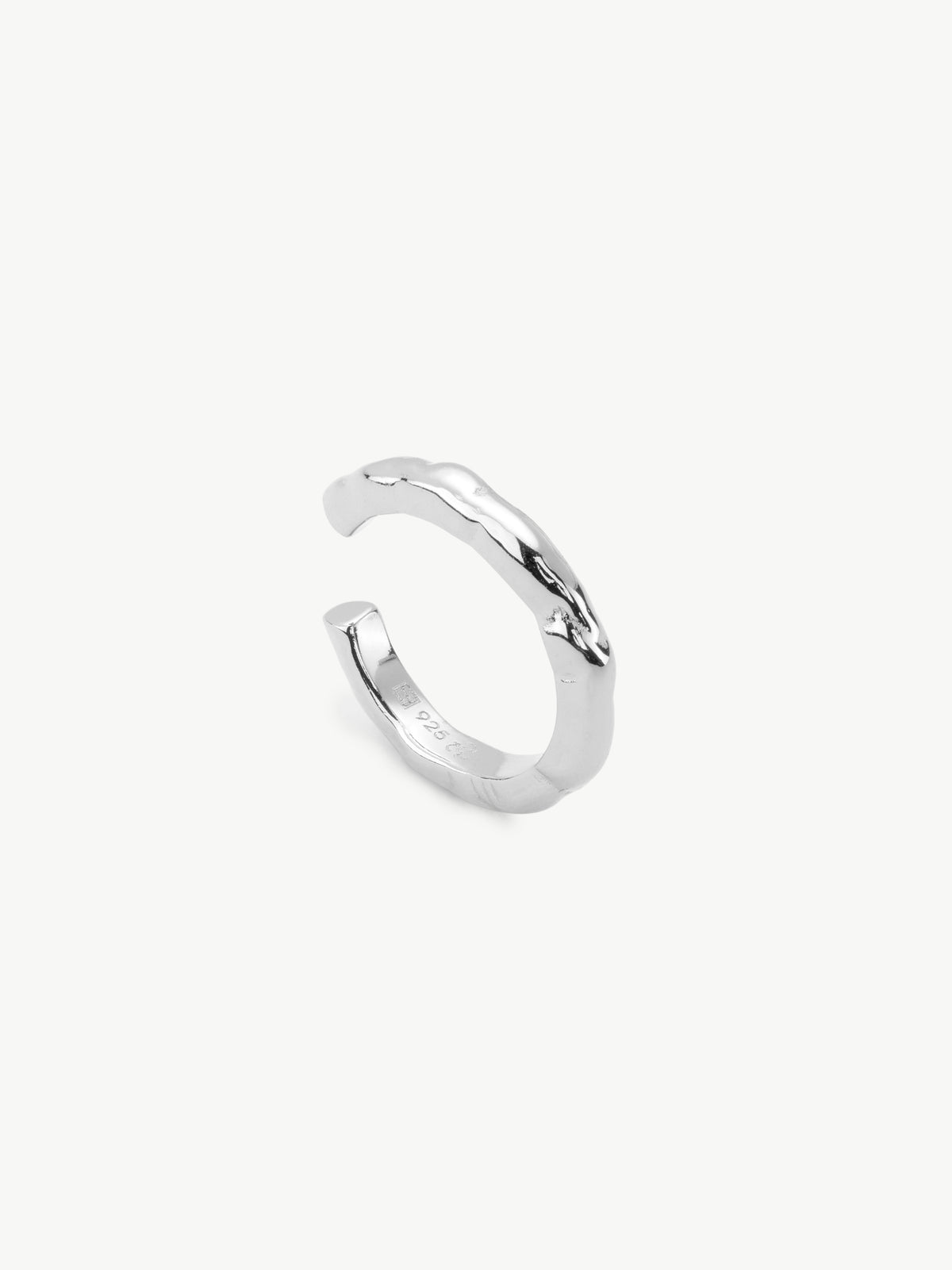 Molten Cuff in silver