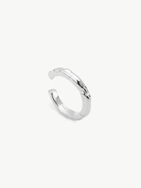 Molten Cuff in silver