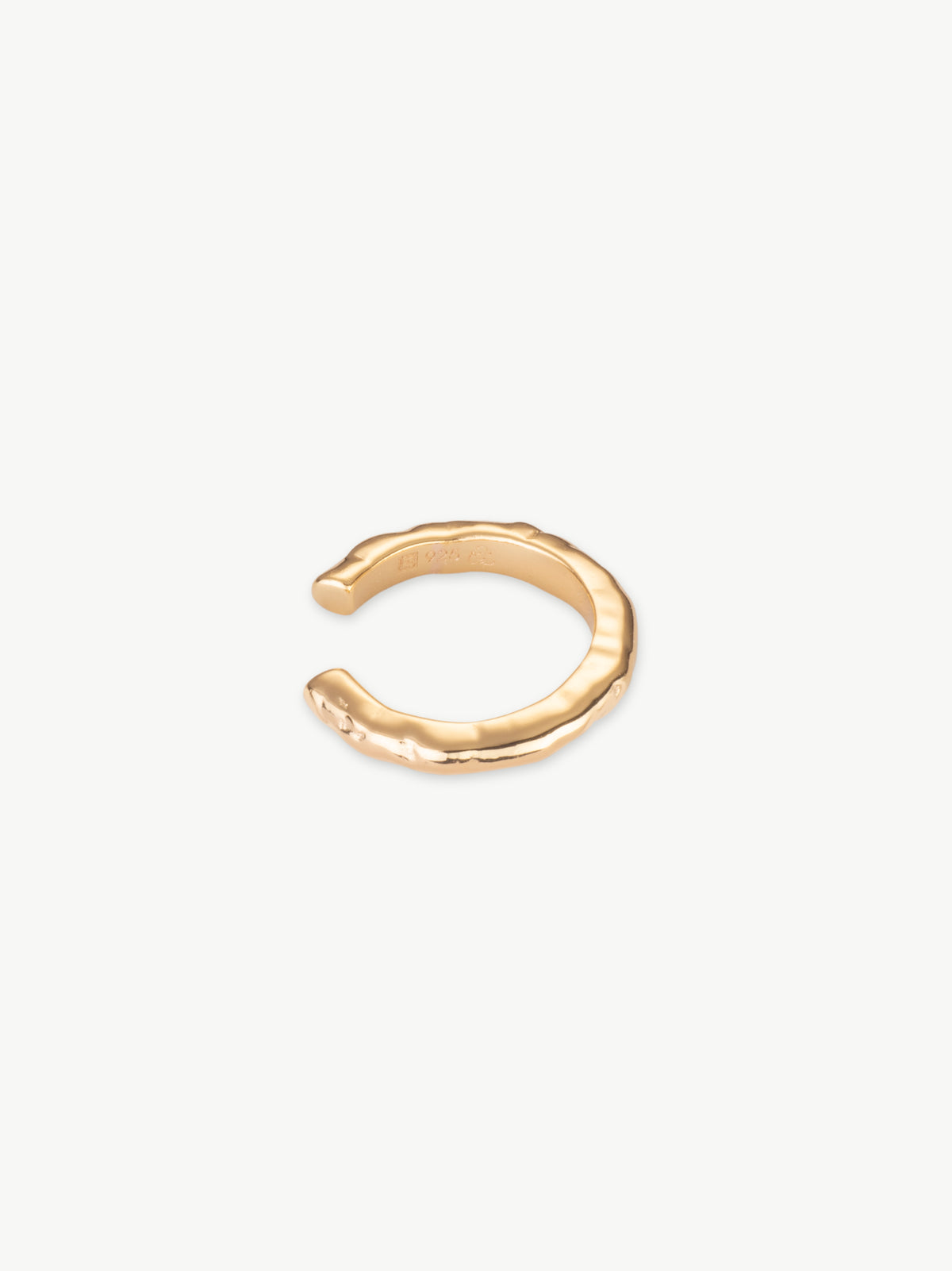 Molten Cuff in gold vermeil