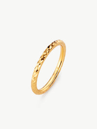 Shimmer Stacker Ring in Gold Vermeil
